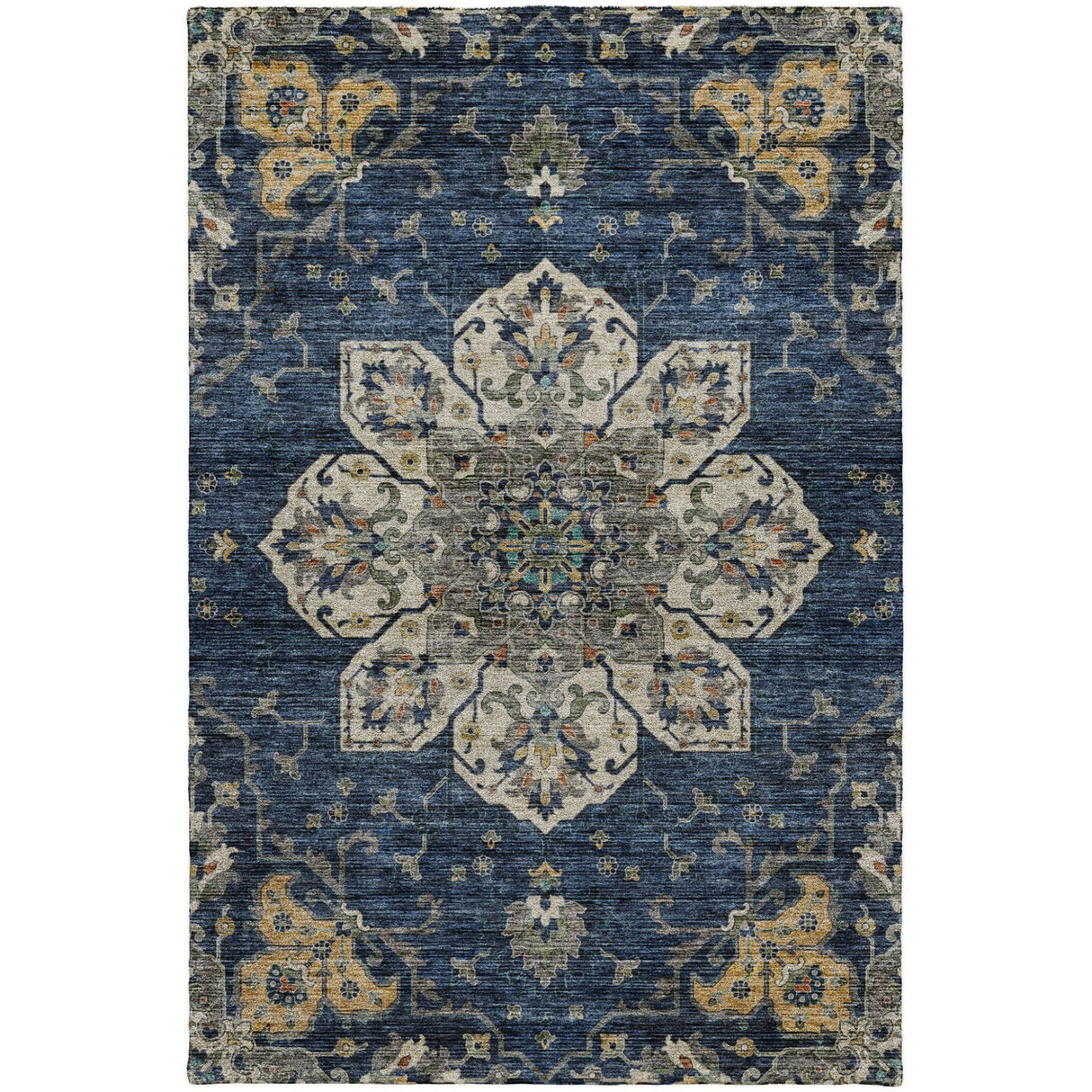 Dalyn Silk Road SR6 Navy Rug main image