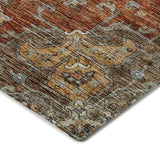 Dalyn Silk Road SR6 Paprika Rug corner detail