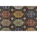 Dalyn Silk Road SR7 Black Rug rectangular rug