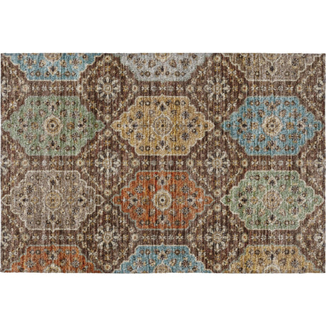 Dalyn Silk Road SR7 Chocolate Rug rectangular rug