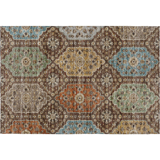 Dalyn Silk Road SR7 Chocolate Rug rectangular rug