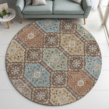 Dalyn Silk Road SR7 Chocolate Rug shown in a room