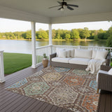 Dalyn Silk Road SR7 Chocolate Rug outdoor lifestyle image