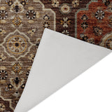 Dalyn Silk Road SR7 Chocolate Rug backing detail