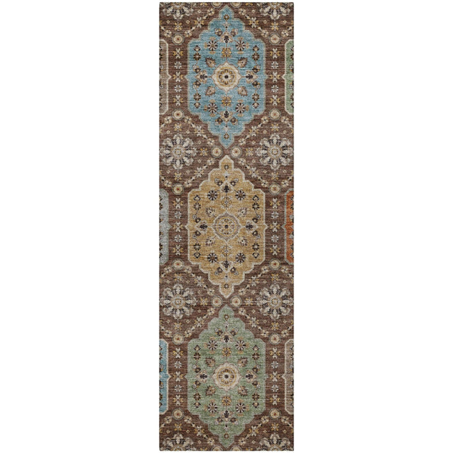Dalyn Silk Road SR7 Chocolate Rug runner rug