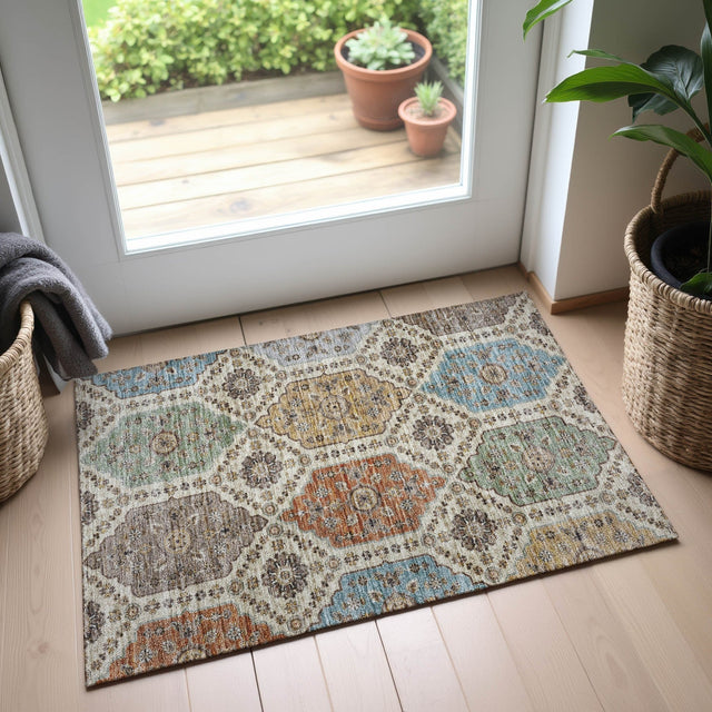 Dalyn Silk Road SR7 Linen Rug shown in a room