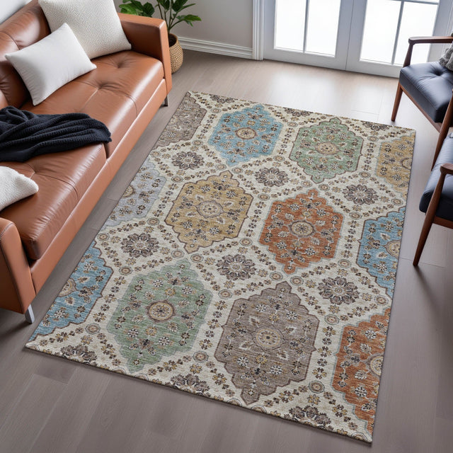 Dalyn Silk Road SR7 Linen Rug shown in a room