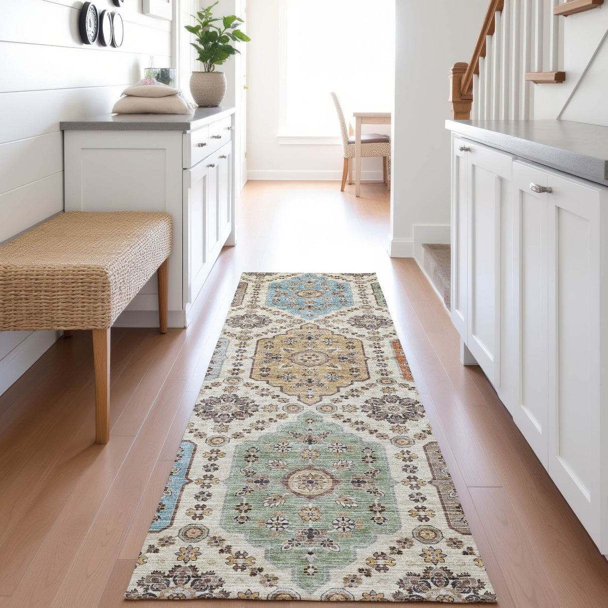 Dalyn Silk Road SR7 Linen Rug shown in a room