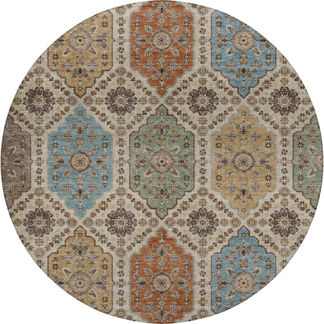 Dalyn Silk Road SR7 Linen Rug round rug