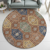 Dalyn Silk Road SR7 Paprika Rug shown in a room
