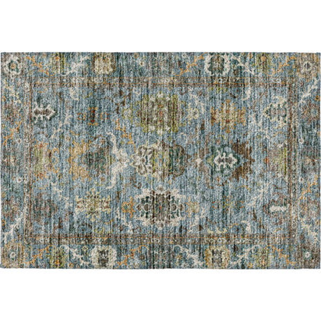 Dalyn Silk Road SR8 Aqua Rug rectangular rug