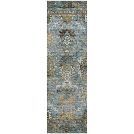 Dalyn Silk Road SR8 Aqua Rug runner rug
