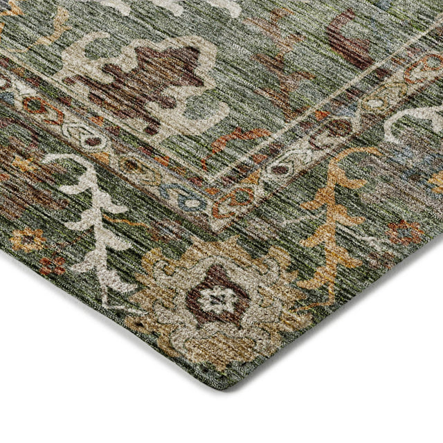 Dalyn Silk Road SR8 Basil Rug corner detail