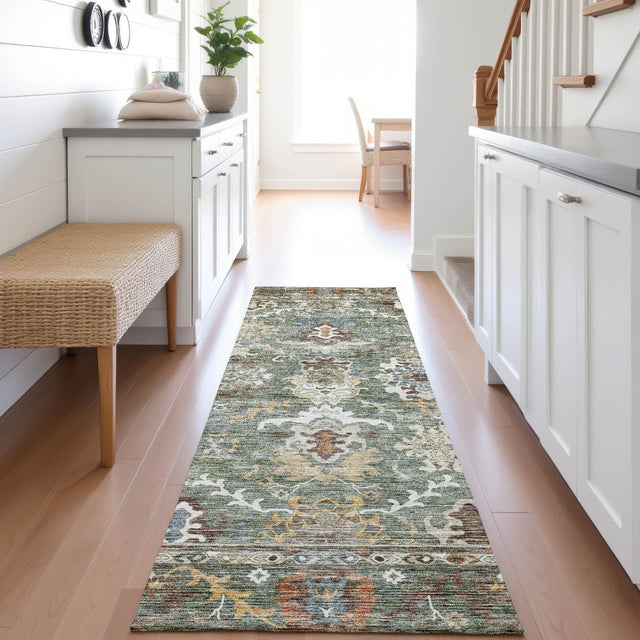 Dalyn Silk Road SR8 Basil Rug shown in a room