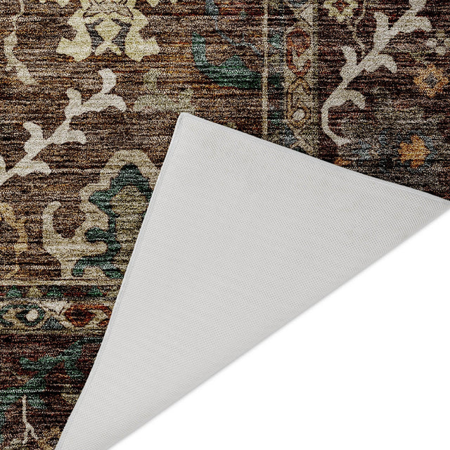 Dalyn Silk Road SR8 Chocolate Rug backing detail