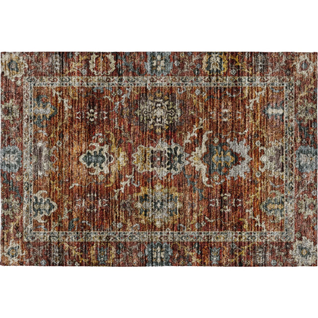 Dalyn Silk Road SR8 Paprika Rug rectangular rug
