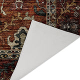 Dalyn Silk Road SR8 Paprika Rug backing detail
