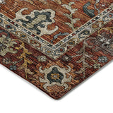 Dalyn Silk Road SR8 Paprika Rug corner detail