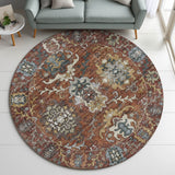 Dalyn Silk Road SR8 Paprika Rug shown in a room