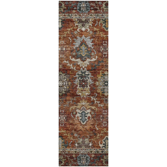 Dalyn Silk Road SR8 Paprika Rug runner rug
