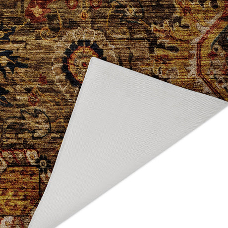 Dalyn Silk Road SR9 Clove Rug backing detail