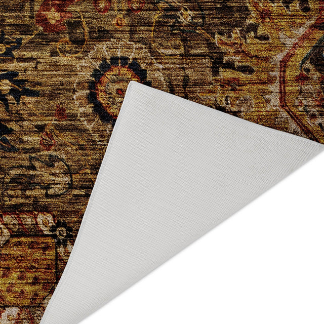 Dalyn Silk Road SR9 Clove Rug backing detail