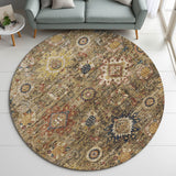 Dalyn Silk Road SR9 Clove Rug shown in a room