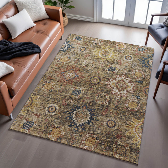 Dalyn Silk Road SR9 Clove Rug shown in a room