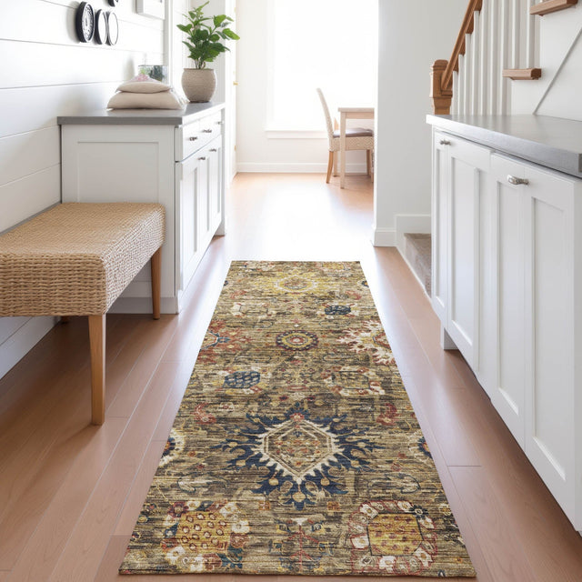 Dalyn Silk Road SR9 Clove Rug shown in a room