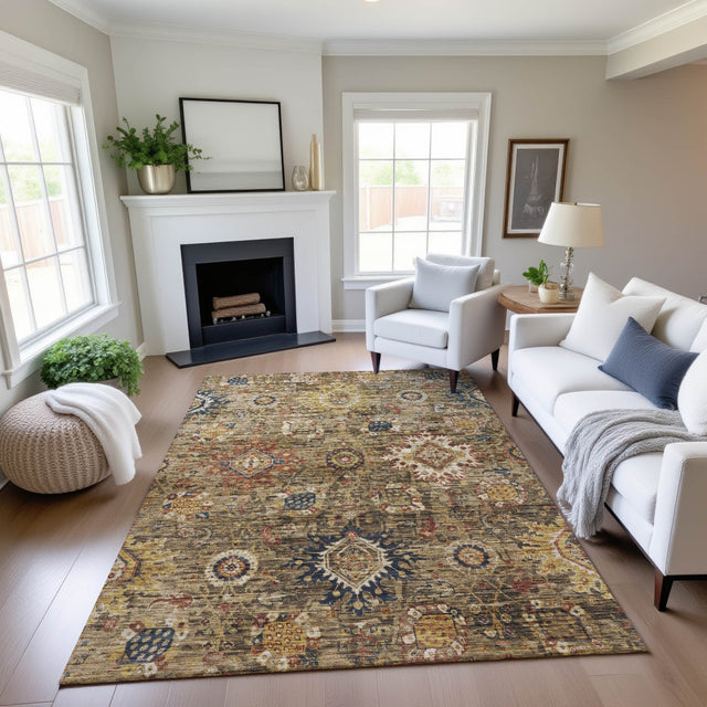 Dalyn Silk Road SR9 Clove Rug shown in a room