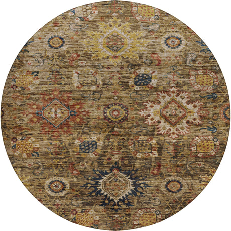 Dalyn Silk Road SR9 Clove Rug round rug