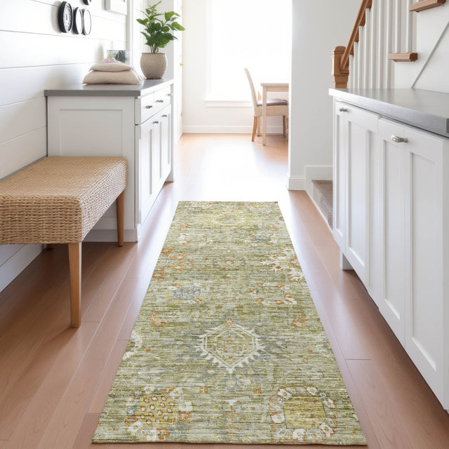 Dalyn Silk Road SR9 Sage Rug shown in a room