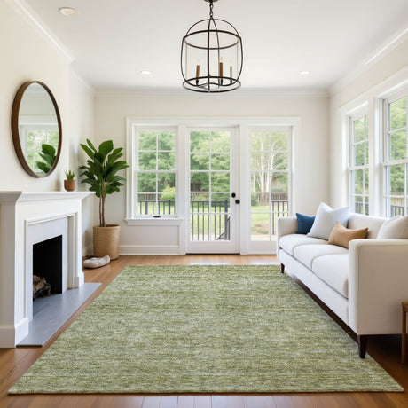 Dalyn Soft Essentials SE1 Aloe Rug shown in a room