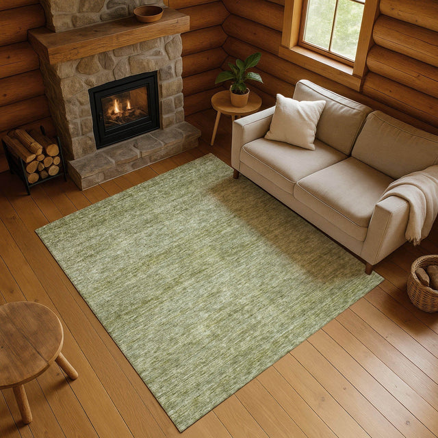 Dalyn Soft Essentials SE1 Aloe Rug shown in a room