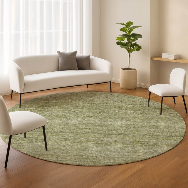 Dalyn Soft Essentials SE1 Aloe Rug shown in a room