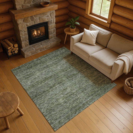 Dalyn Soft Essentials SE1 Basil Rug shown in a room