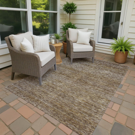 Dalyn Soft Essentials SE1 Brown Rug outdoor lifestyle image