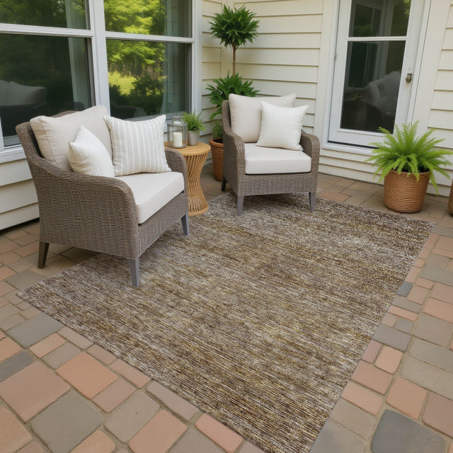 Dalyn Soft Essentials SE1 Brown Rug outdoor lifestyle image