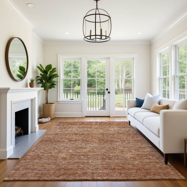 Dalyn Soft Essentials SE1 Copper Rug shown in a room