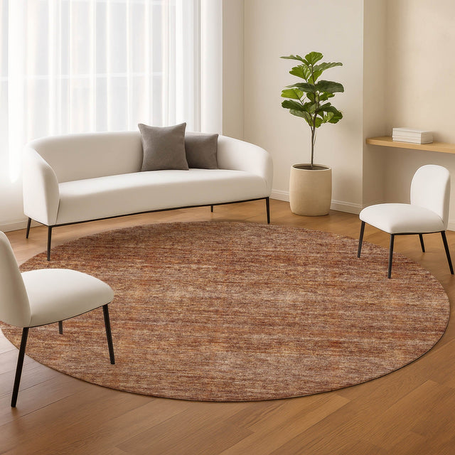 Dalyn Soft Essentials SE1 Copper Rug shown in a room