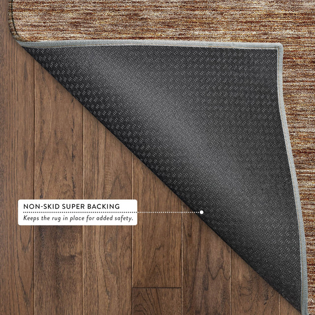 Dalyn Soft Essentials SE1 Copper Rug backing detail