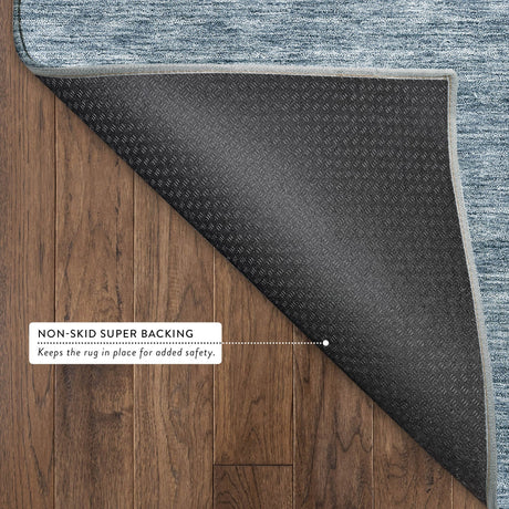 Dalyn Soft Essentials SE1 Denim Rug backing detail