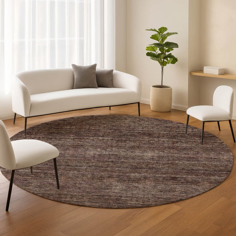 Dalyn Soft Essentials SE1 Fudge Rug shown in a room