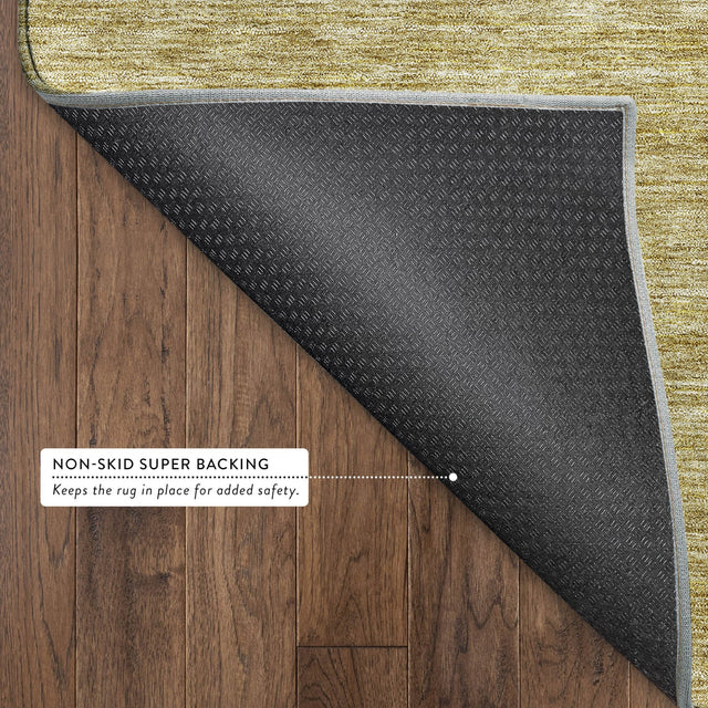 Dalyn Soft Essentials SE1 Gold Rug backing detail