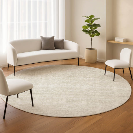 Dalyn Soft Essentials SE1 Ivory Rug shown in a room
