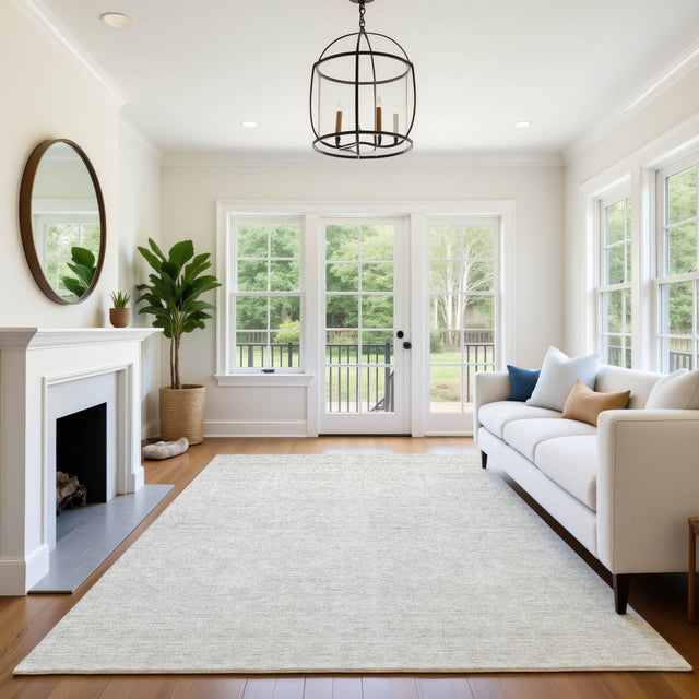 Dalyn Soft Essentials SE1 Ivory Rug shown in a room