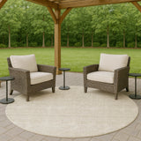 Dalyn Soft Essentials SE1 Ivory Rug outdoor lifestyle image