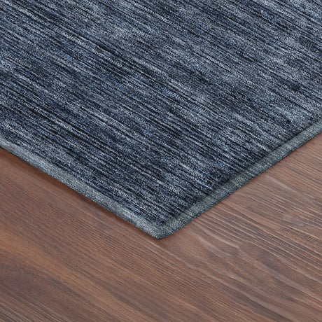 Dalyn Soft Essentials SE1 Navy Rug corner detail