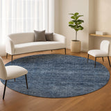 Dalyn Soft Essentials SE1 Navy Rug shown in a room