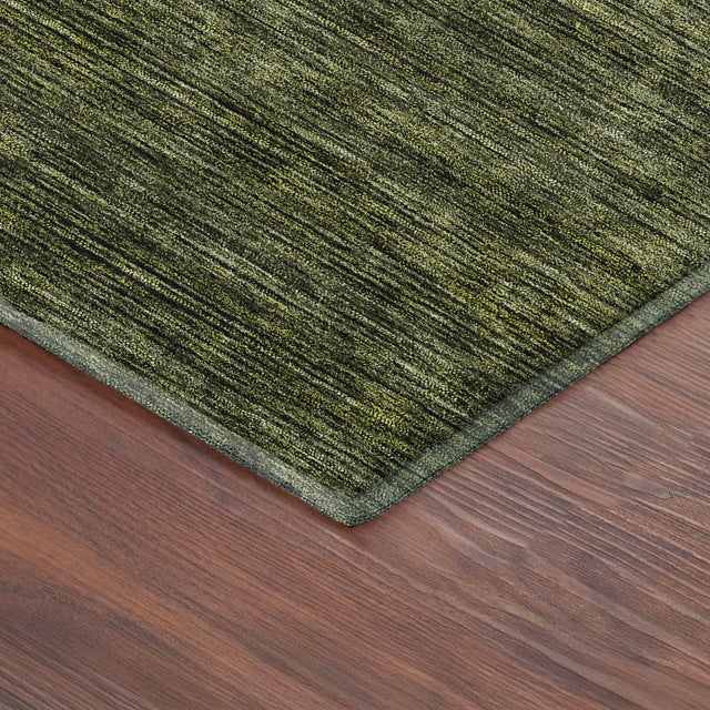 Dalyn Soft Essentials SE1 Olive Rug corner detail